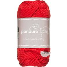 Panduro Garn Cotton 4/4 50 g Rød