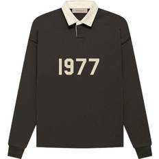 Fear of God Polo Shirts Fear of God FW22 Henley Rugby Polo - Off Black
