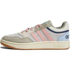 Adidas Beige Basketball Shoes adidas Hoops 3.0 Basketball Shoes - Cream White/Pink
