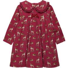 Sportswear Garment Dresses Children's Clothing Trotters Kids' Deer Jersey Dress - Berry