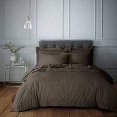 Hotel 230 Thread Count Cotton Percale - Bitter Chocolate Duvet Cover