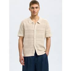 Selected Knitted Short Sleeved Shirt