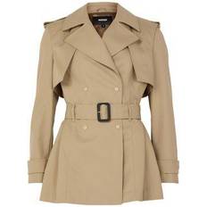 Mackage Adva Mid-Length Belted Trench Coat - Light Camel