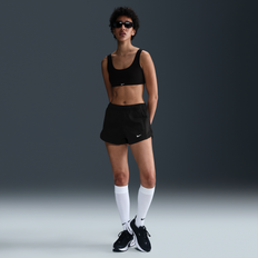 Normal Waist Shorts Nike Sportswear Windrunner Women's Mid-Rise Shorts - Black