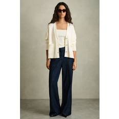 M Cardigans Reiss Harper Button-Down Knit Cardigan - Ivory