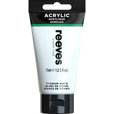 Reeves Acrylic Paint 75ml Titanium White