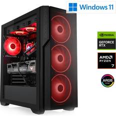 Stationära datorer CSL Gaming PC AMD Ryzen 7 9700X 32 GB DDR5 RAM 2000 GB M.2 SSD