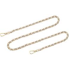 Beige Bag Accessories Uxcell Purse Strap 39 Inch Leather For Shoulder And Cross Body Strap - Beige/Gold