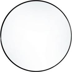Willa Arlo Interiors Baum Accent black Wall Mirror 60cm