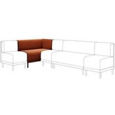 Orange Benches Dunelm Mae Corner Dining Matte Plush Velvet Orange Settee Bench