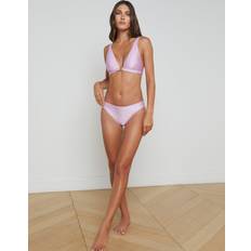 Purple - Women Bikinis L'agence Nicole Bikini Bottom - Light Violet