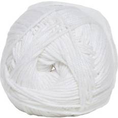 Hjertegarn Cotton nr. 8 Garn 100 Vit