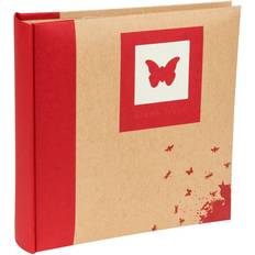 White Photo Albums Ebern Designs Butterfly Photo Album Red 27.5cm H x 26cm W