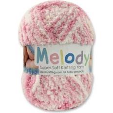 Yarn & Needlework Supplies Melody Super Soft Knitting Yarn 150g Assorted Colours