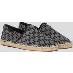 Herre - Sort Espadrillos Karl Lagerfeld Kamino Kl Monogram Espadrilles - Black/Grey