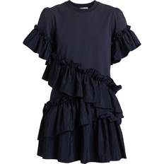 Cinq A Sept Kendria Ruffle Mini Dress - Navy