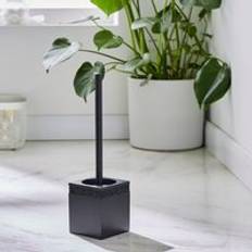 Dunelm Sparkle Black Square Toilet Brush