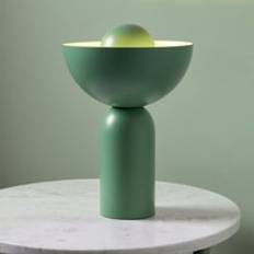 Elements Levi Uplight - Green Table Lamp