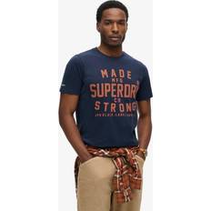 Superdry Herr Kläder Superdry Machined Goods Workwear Tee - Marinblå
