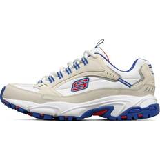 Skechers Yellow Sport Shoes Skechers Stamina Low Running Shoes - White/Red/Yellow