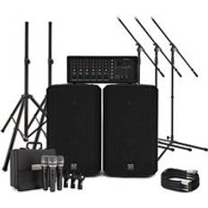 Högtalare SubZero SZPA-612 250W 12 PA System with Microphones and Stands
