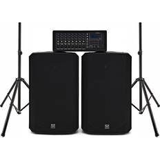 SubZero SZPA-815 300W 15" PA System with Stands