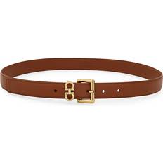 Brown - Women Belts Ferragamo Women Double Gancini Fixed Belt - Brown