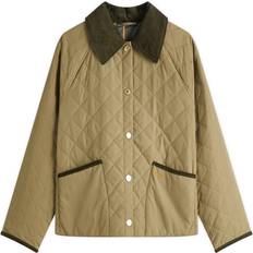 Barbour Dame Overtøj Barbour Anise Quilt Jakke - Dusky Green