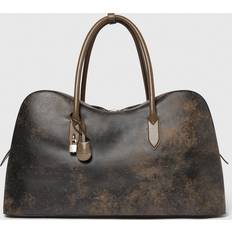 Brown - Women Weekend Bags Stella McCartney Ryder Weekender Bag - Mud Brown