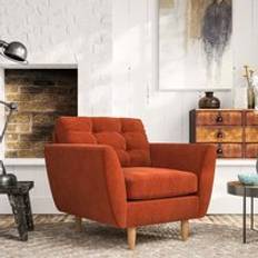 Orange Armchairs Dunelm Luxury Velvet Orange Umber Armchair
