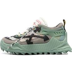 Off-White Sport Shoes Off-White Odsy 1000 Wear-Resistant Running Shoes - Black/Green
