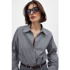 NA-KD Soft Squared Sunglasses - Solbriller - Sort