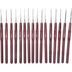 Goolrc Plastic Handle Ultra Fine Lace Crochet Hook Set