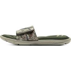 Under Armour Green Slides Under Armour Ignite 6 Graphic Strap Slide - Khaki Base Camo
