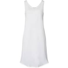 Clothing Hanro Anouk Embroidery-Trim Cotton Tank - Off White