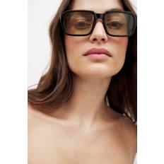 NA-KD Square Sunglasses - Solbriller - Sort