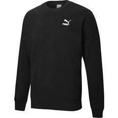 Puma Unisex Jumpers Puma Unisex Printing Round-Neck Sweatshirt - Black