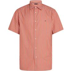 Tommy Hilfiger Orange Shirts Tommy Hilfiger Flex Stripe Poplin Shirt