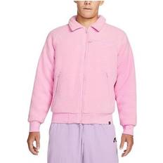 Nike Pink Outerwear Nike SB Sherpa Casual Zipper Design Skateboard Jacket - Pink