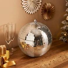Dunelm Large Disco Ball Silver Ice Bucket