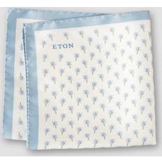 Bröstnäsdukar Eton Men's Palm Tree Silk Pocket Square - Blue