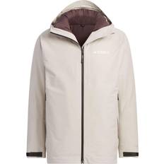 Beige Rain Jackets & Rain Coats adidas Terrex 3-In-1 Rain.Rdy Reversible Jacket - Beige