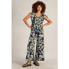 White Stuff Freya Bomuld Buksedragt Jersey 100% Blue