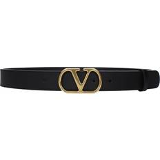 Valentino Garavani Men's VLogo Leather Belt - Black