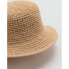 Natural - Women Hats Mango Natural Fibre Bucket Hat - Ecru