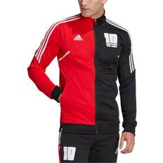 Adidas Men Cardigans adidas Men's Logo Printing Pattern Slim Fit Zipper Cardigan Stand Colorblock - Default Color
