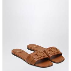 Ferragamo Tofflor & Sandaler Ferragamo Läder Slides Liss - Brown