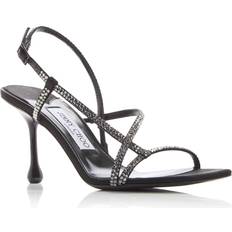 Jimmy Choo Tofflor & Sandaler Jimmy Choo Lackskinn Sandaler Med Korsade Remmar - Black