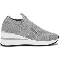 Carvela High Rise Zip Knit Trainers