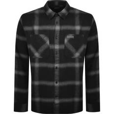 Barbour Shirts Barbour Fenton Cotton Regular Long-Sleeved Oxford Shirt - Black